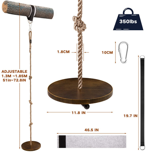 Yangbaga adjustable rope swing strap for easy height changes