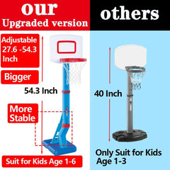 YAOASEN poolside hoop base and stand provide stable setup