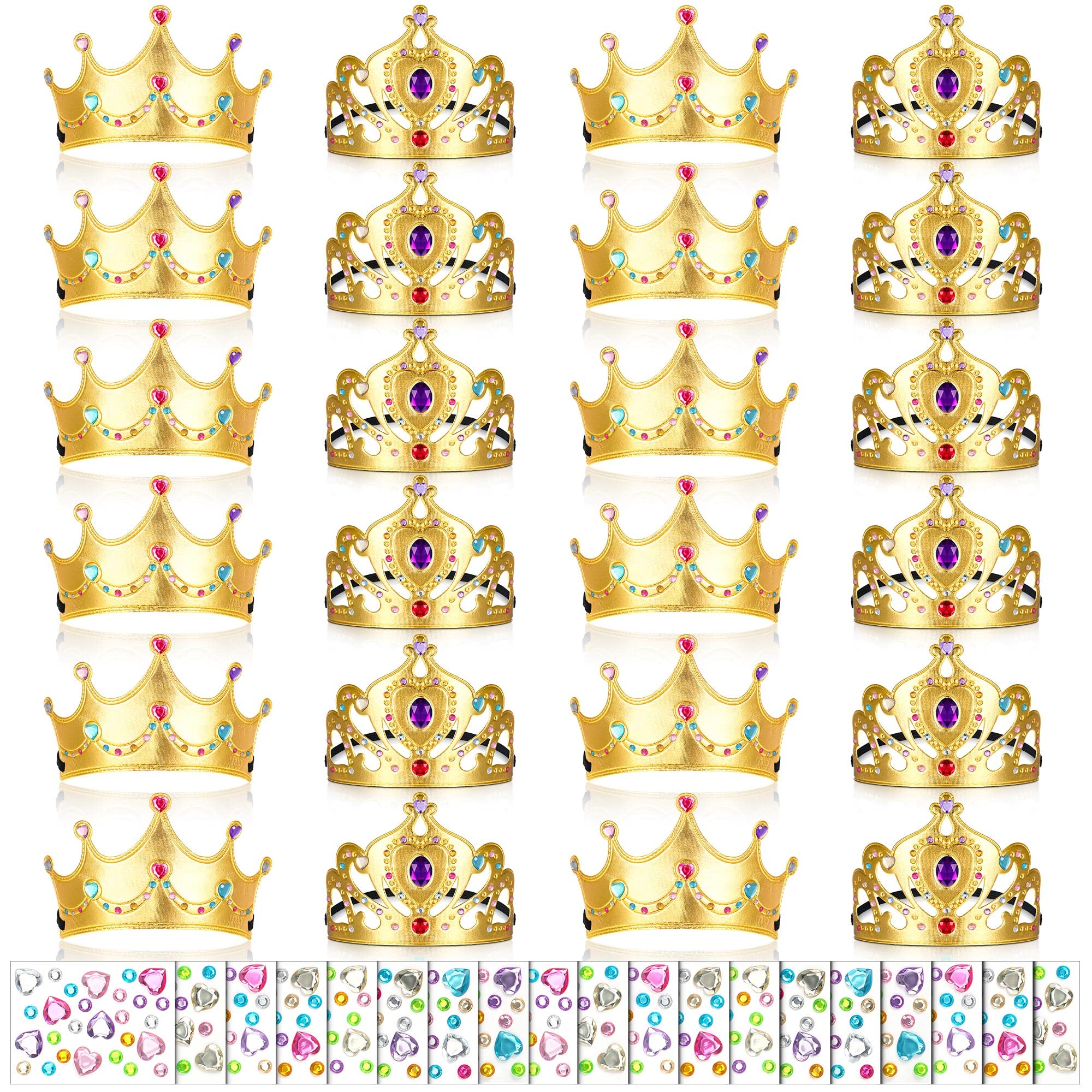 Yaomiao foam birthday crowns for kids, ideal for classroom crafts and party favors.
