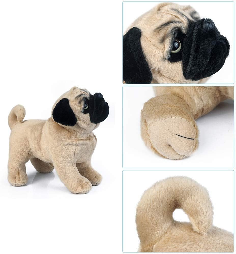 YaoSen pug plush 12-inch size ideal for kids' rooms