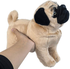 YaoSen pug plush has washable surface for easy cleanups