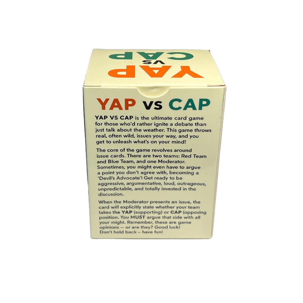 YAP vs CAP dynamic debate format keeps players on their toes.