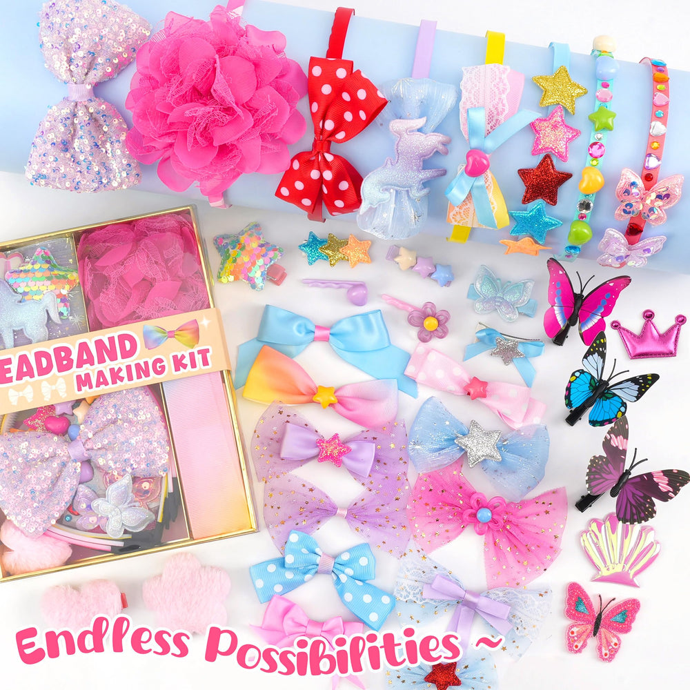 YASEST set includes eight headbands and eight clips for versatile styling.