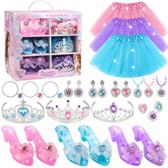 YasinKidz princess dress-up skirts with star sequins for imaginative role-play.