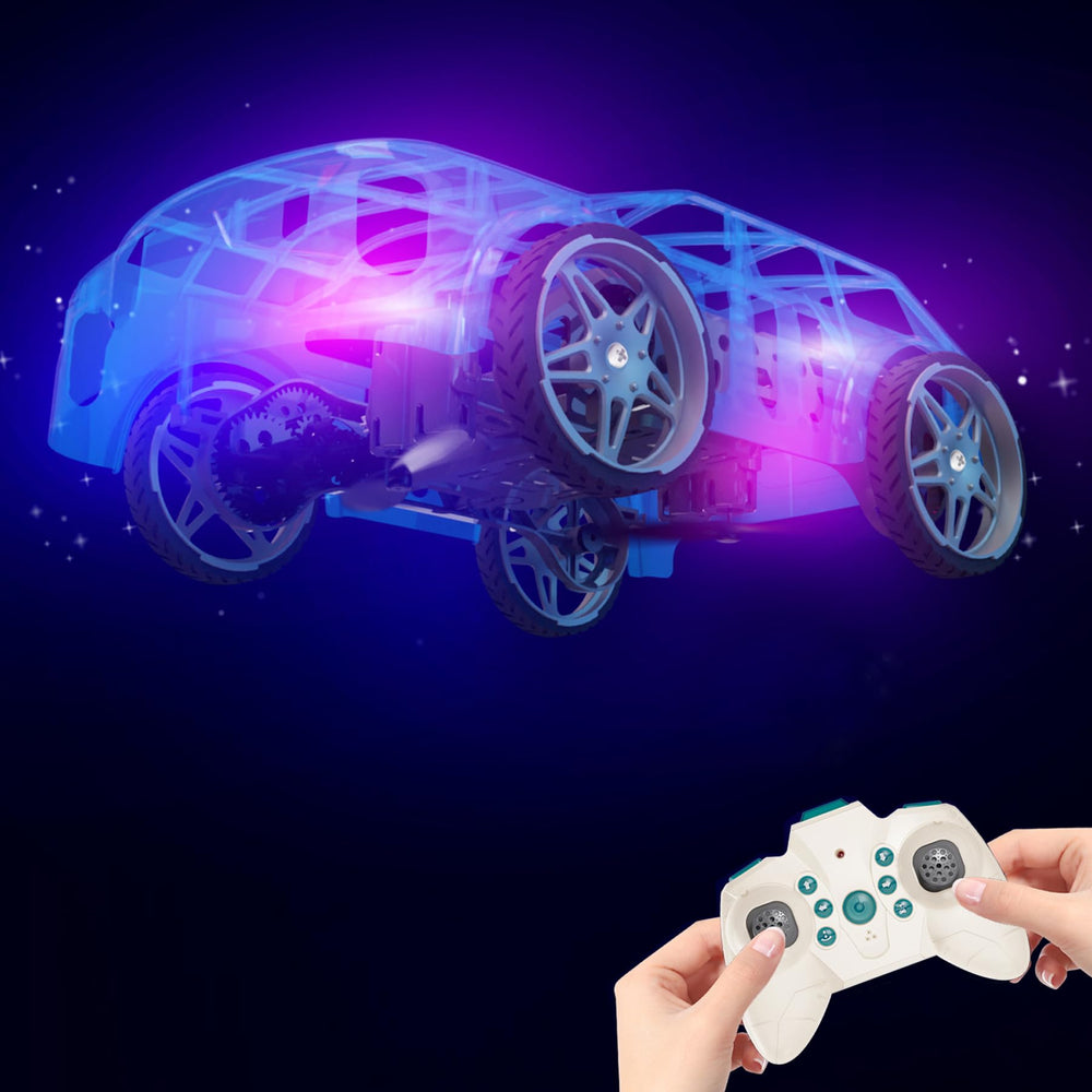 Yasola drone car side view, easy two-in-one transition between ground and air fun.