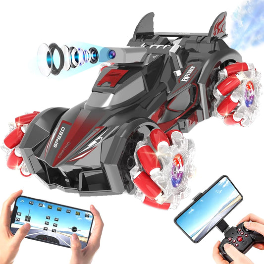 Yasola RC car 360-degree rotating stunt for exciting freestyle driving.