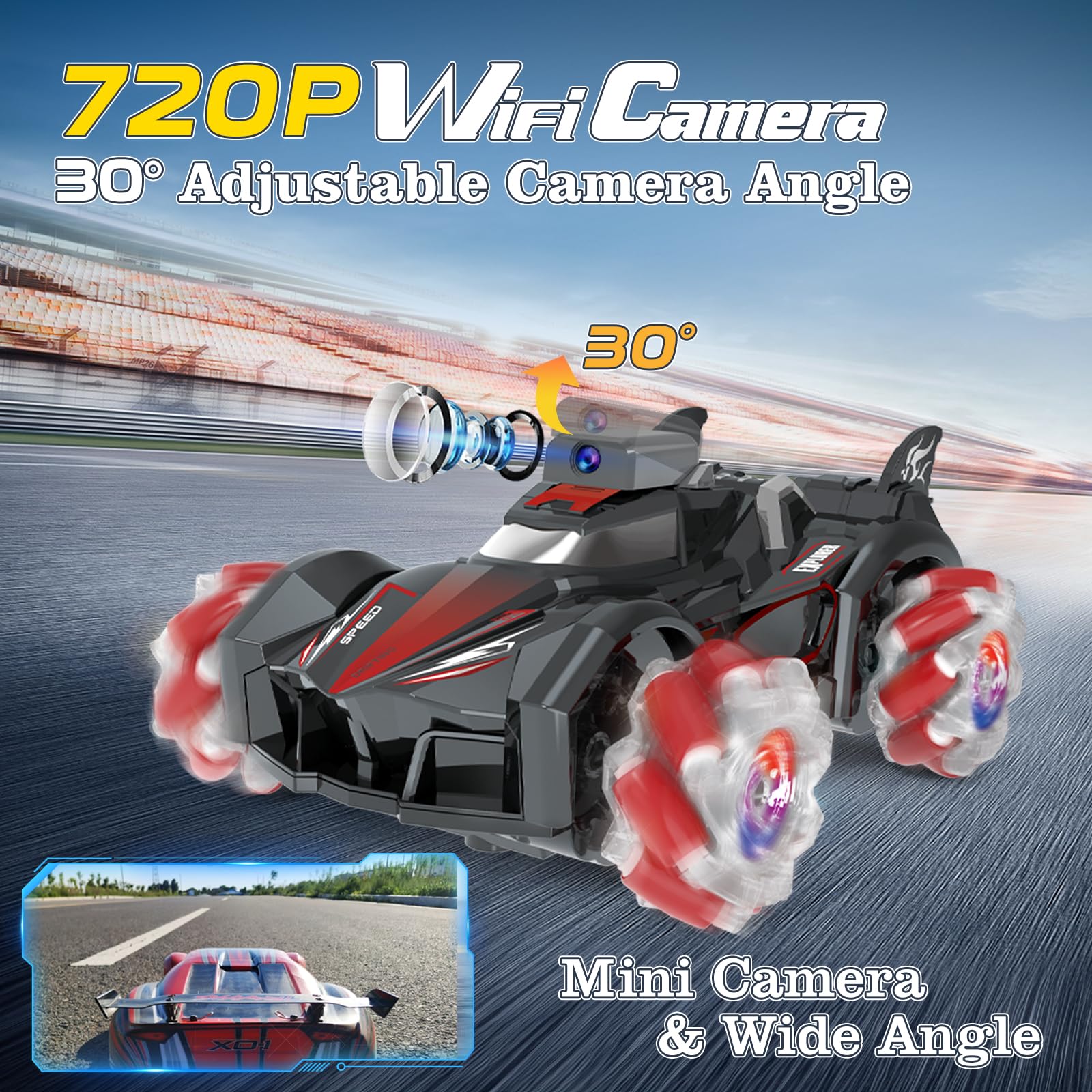 Yasola RC car app connection for smartphone controlled play.
