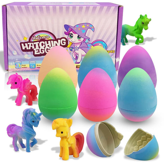 Yaxuan unicorn hatching egg pack ready for Easter gifting and playtime