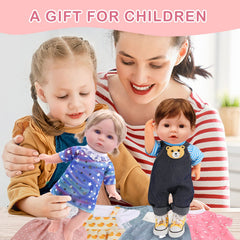 YAYYAY Alive Girl Doll Clothes four baby doll dresses, boosts creative dress-up fun.