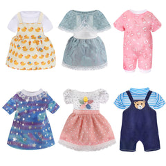 YAYYAY Alive Girl Doll Clothes six-dress princess set for 12-inch dolls, sparks imaginative play.