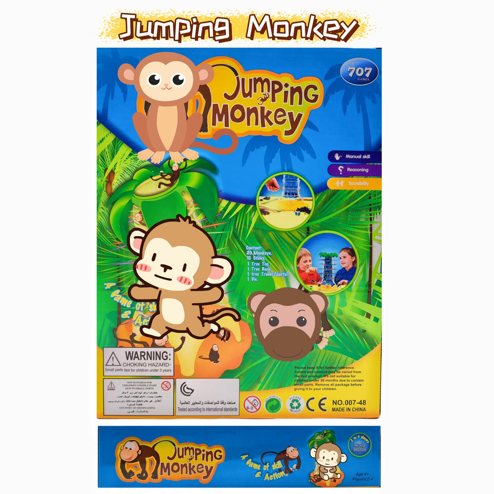 Ybgocot Kids Monkey Game includes simple instructions for quick setup.