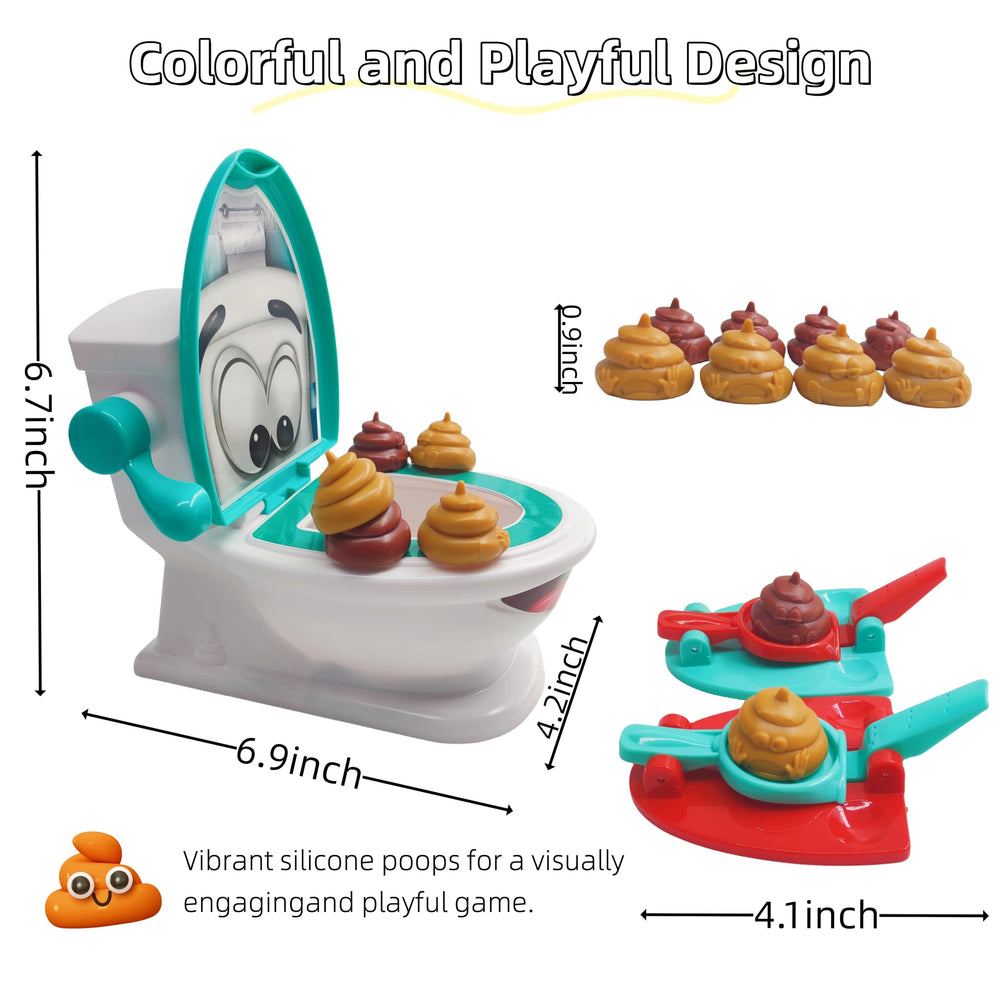 Ybgocot Poop Game's vibrant pieces appeal to kids and parents.