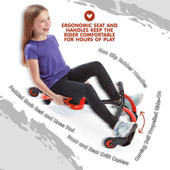 YBIKE Leap ergonomic handles, secure grip for young riders.