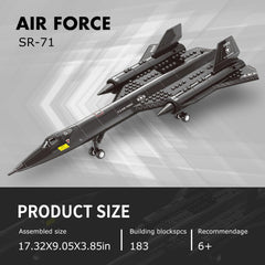 YBLOCK SR-71 box art highlighting aviation history inspiration for collectors.