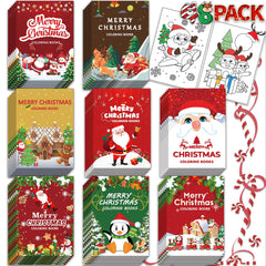 YCSMGR Christmas coloring book front cover for festive activity