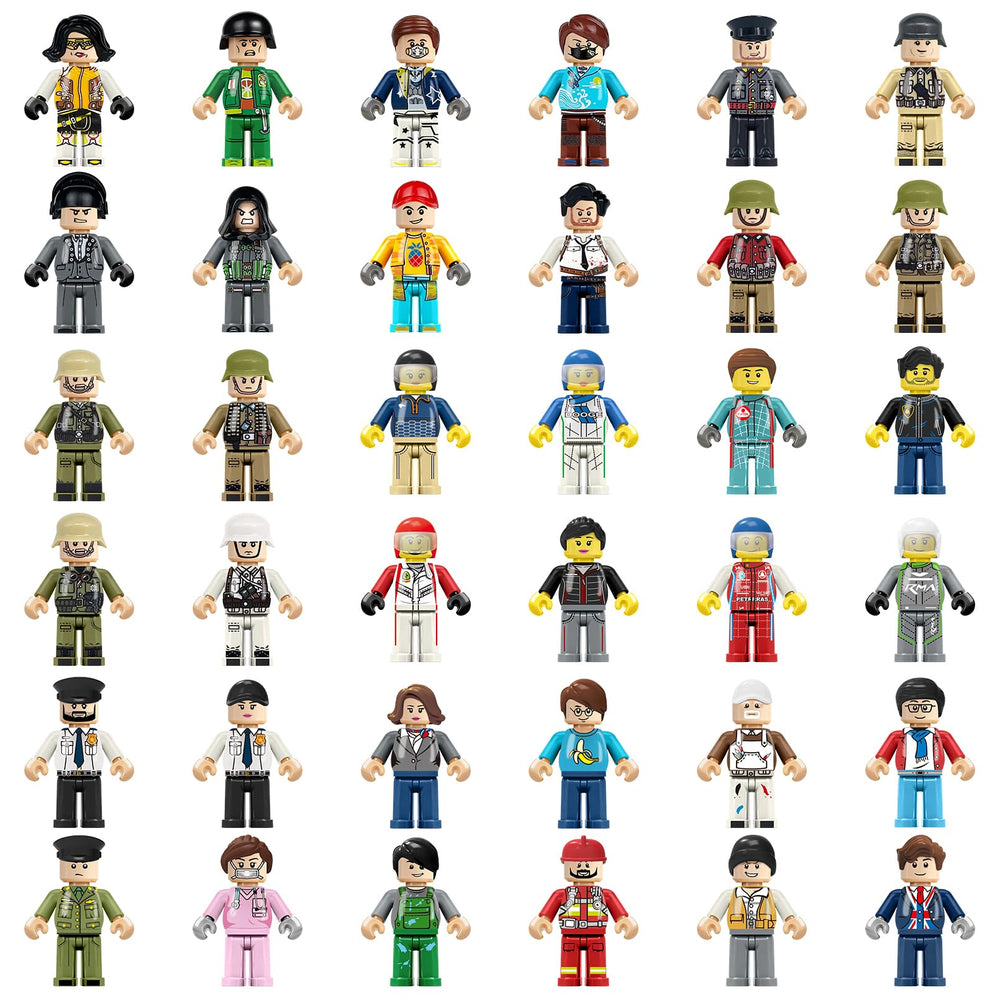 YCSXhandpick 36pcs minifigures set for imaginative play and stocking stuffer fun.