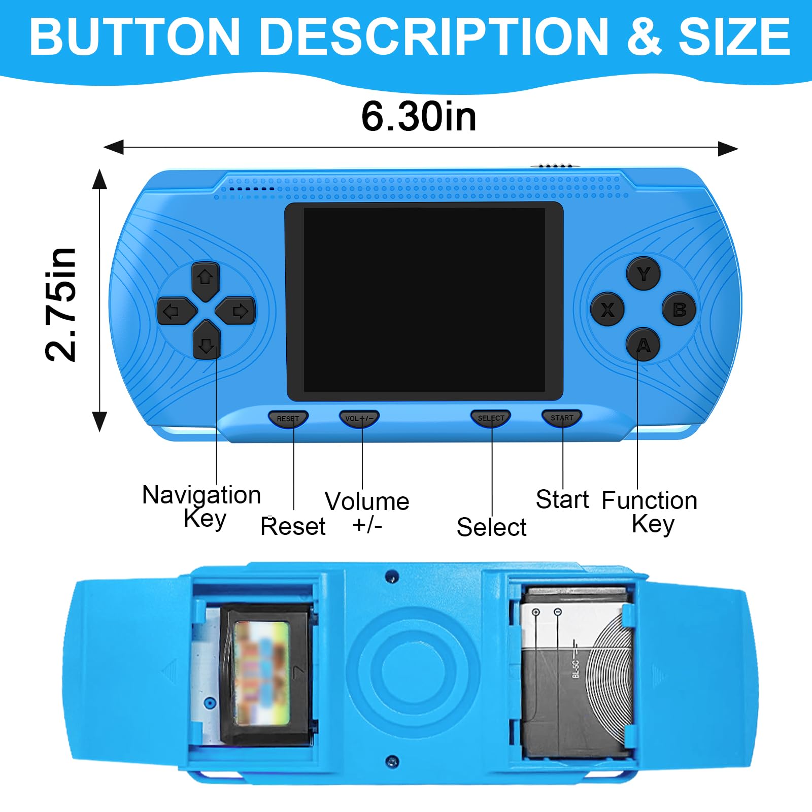 YDHZ family-friendly handheld suited for kids and adults