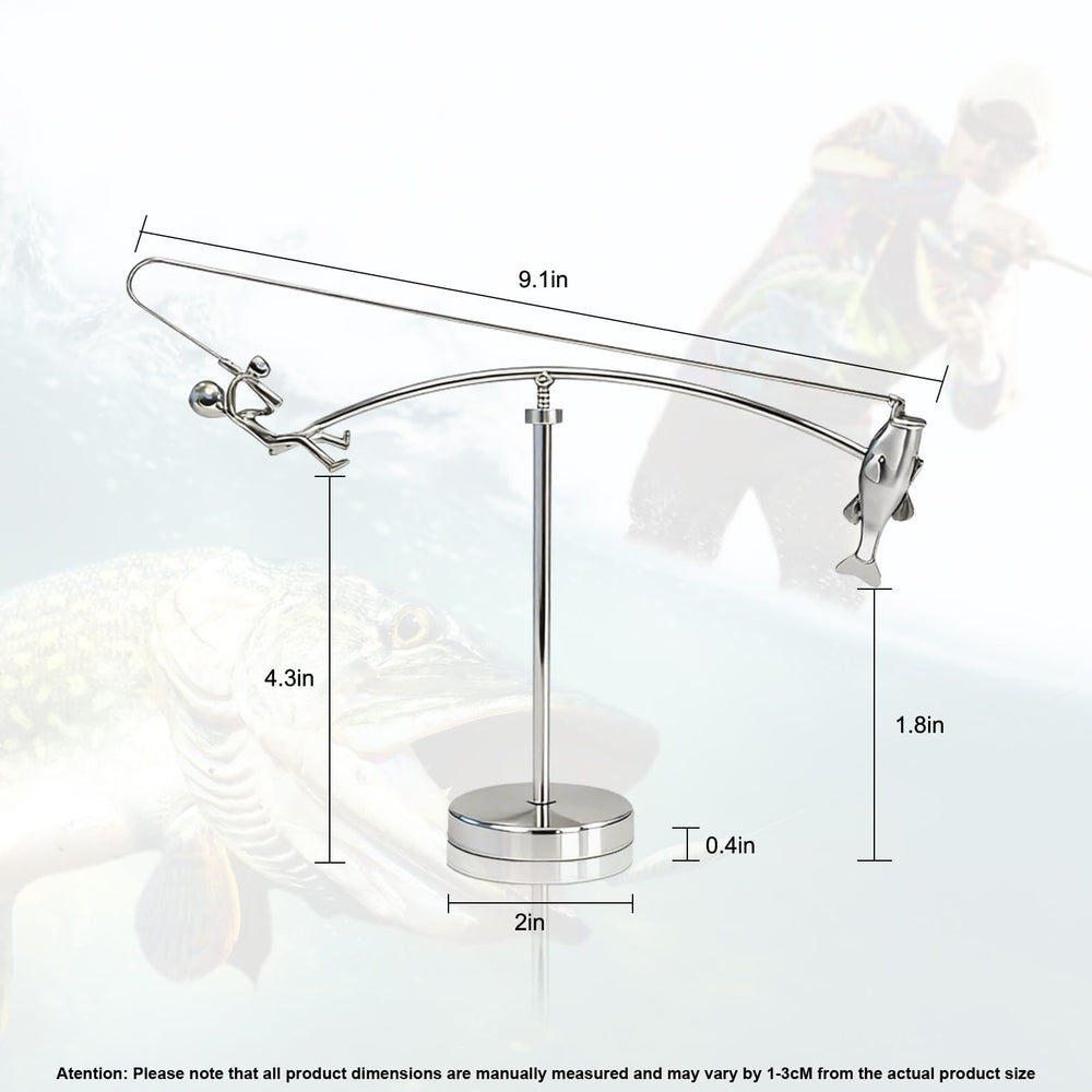 YEAfEAti Fisherman Balancing Sculpture gift packaging concept perfect for anglers