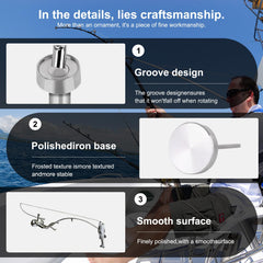 YEAfEAti Fisherman Balancing Sculpture office decor setting enhances creative atmosphere