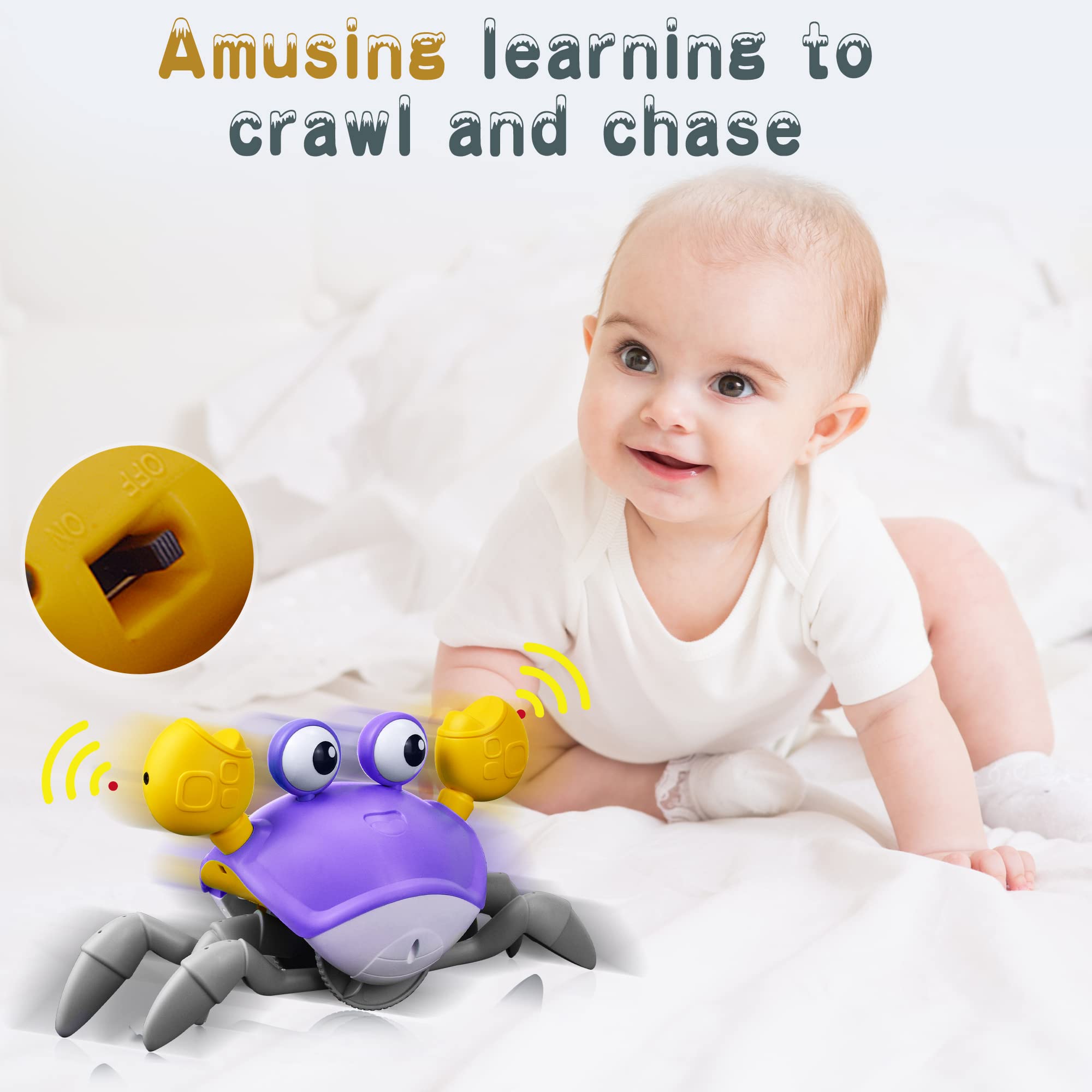 Yeaye Crawling Crab makes a charming gift for toddlers' celebrations.