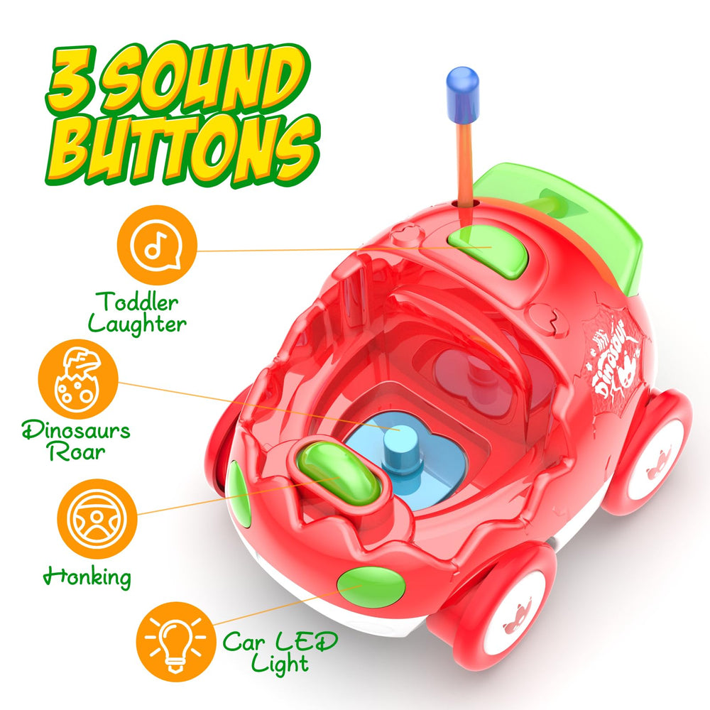 Yeaye Dino eggs design RC car engages imagination with dinosaur theme.