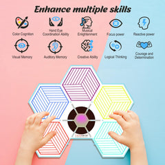 Yeaye game board memory training mode strengthens short-term recall.