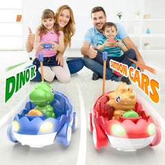 Yeaye Toddler RC Car red, simple steering for little drivers.