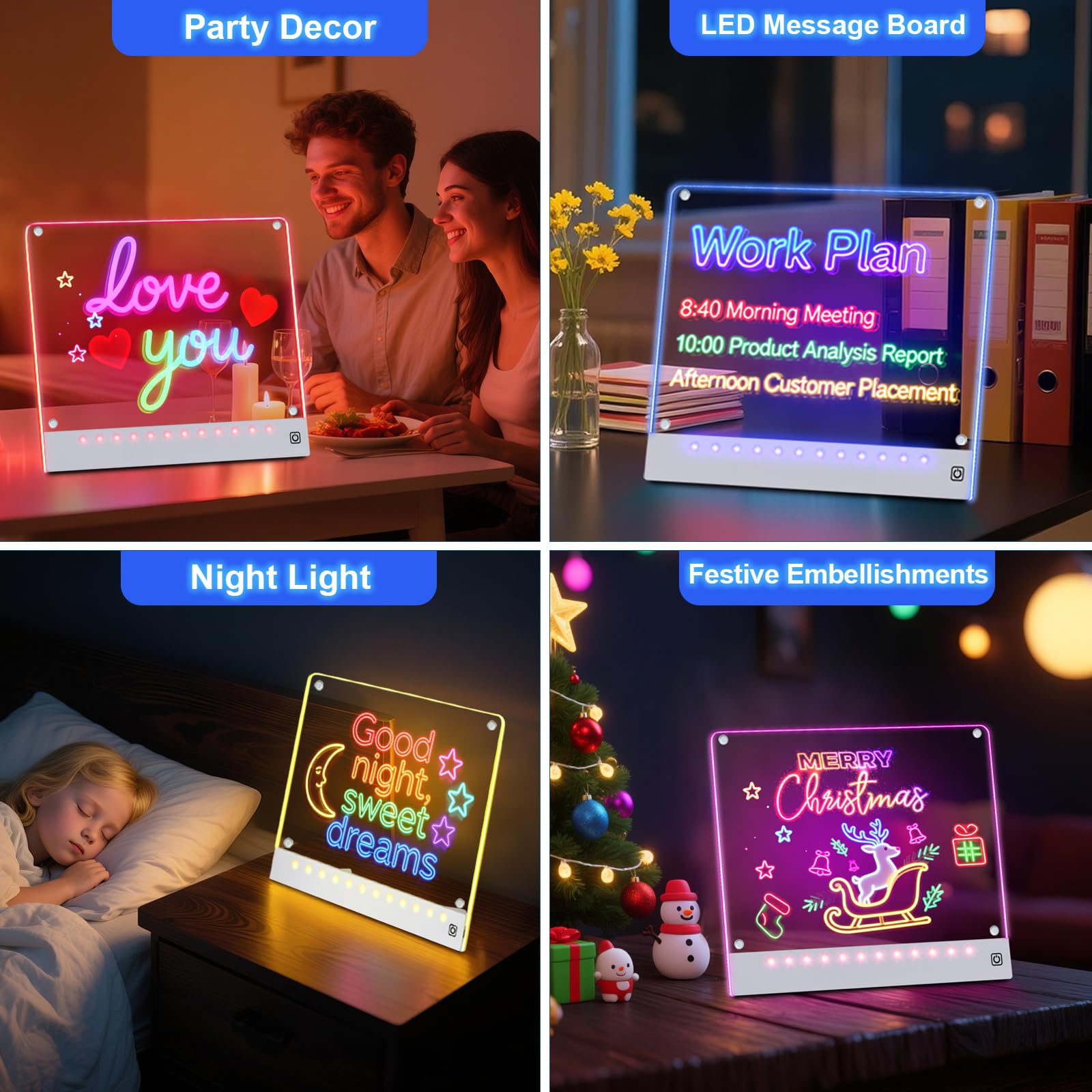 Yecuip Lumi Board tracing paper kit included for quick start to creativity.