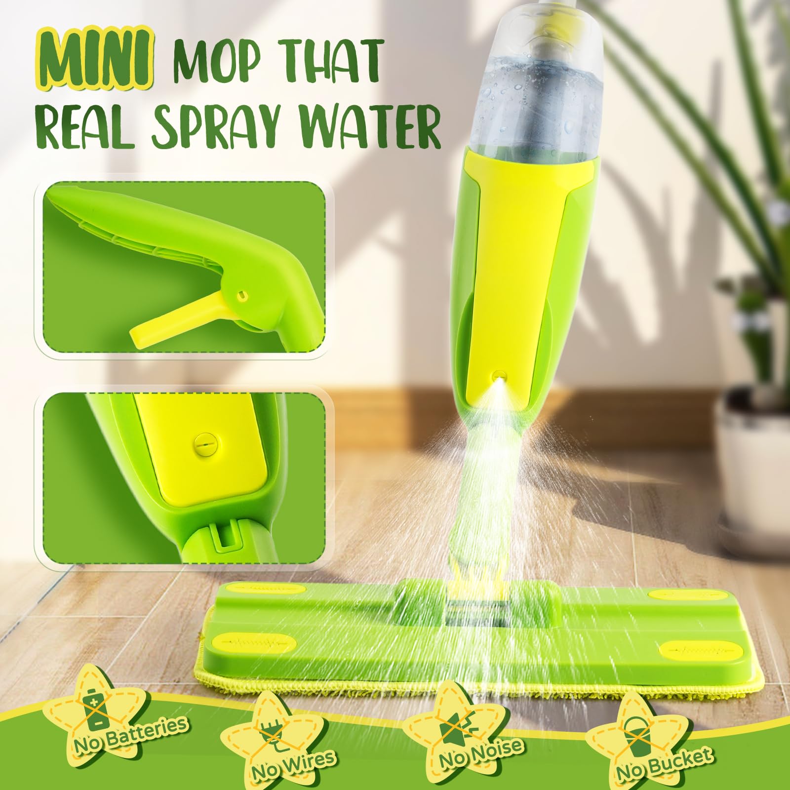 Yeeammk kids cleaning toy set encourages role-play and family bonding.