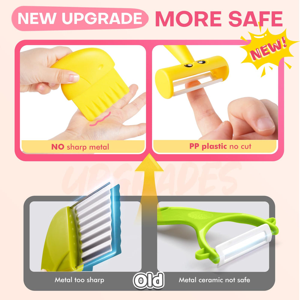 Yeeammk pink cutting boards ideal for toddler kitchen activities