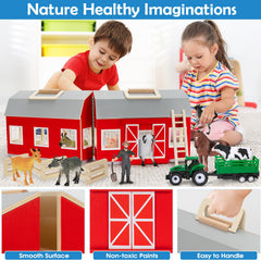 YEEBAY portable barn handle makes carrying easy for small hands.