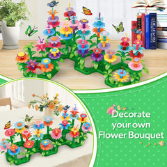 YEEBAY Flower garden set supports indoor and outdoor learning through hands-on play.
