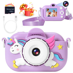 YEEHAO kids camera front dual lens captures crisp 32MP selfies and outdoor moments