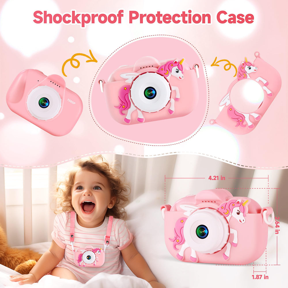 YEEHAO lanyard keeps the camera within easy reach for kids.