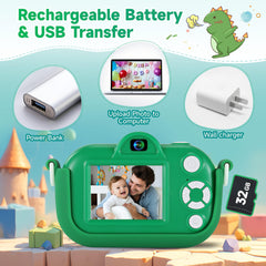 YEEHAO Kids Camera USB transfer makes sharing easy