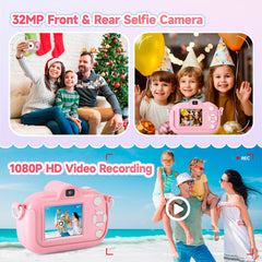 YEEHAO 32MP kids camera in-case image highlights durable protection