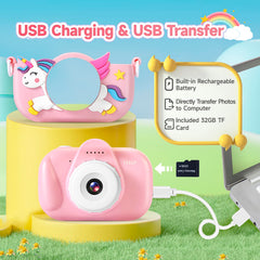 YEEHAO 32MP kids camera with 32GB card ready for instant creativity