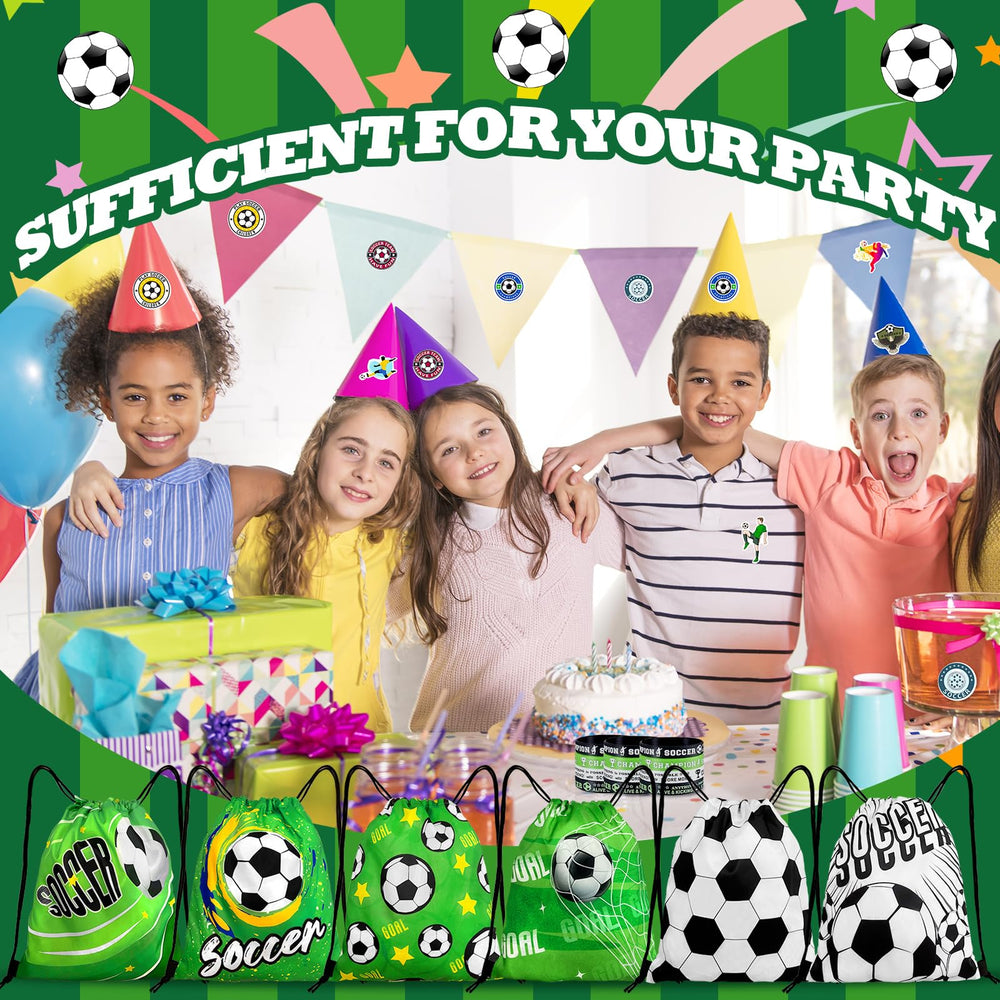 Yeepestmi complete party set for a cohesive soccer theme.