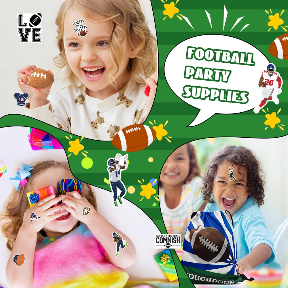 Yeepestmi football keychain adds keepsake to party favors