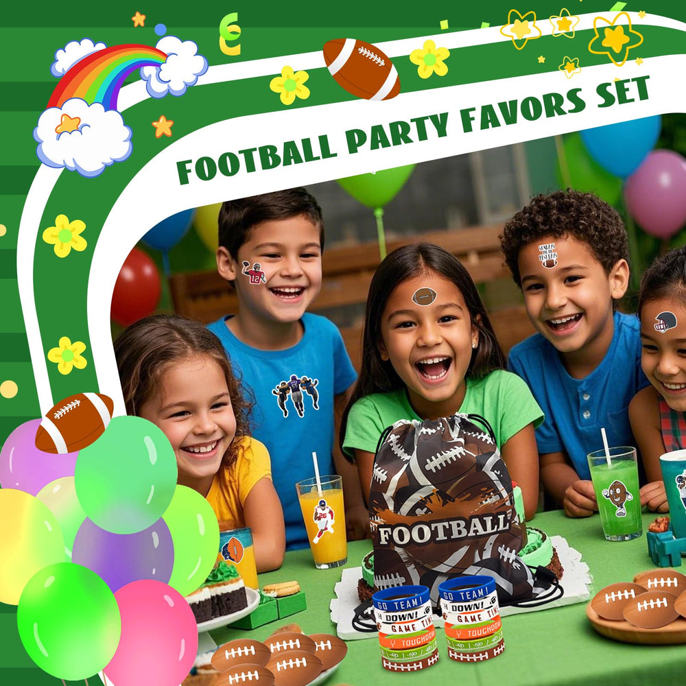 Yeepestmi football party collection showing the complete set