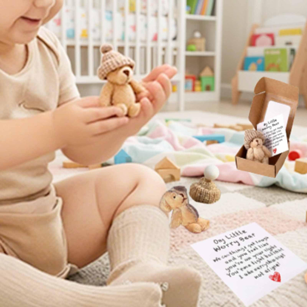 Yeesam pocket bear in box — perfect graduation gift to inspire new beginnings.
