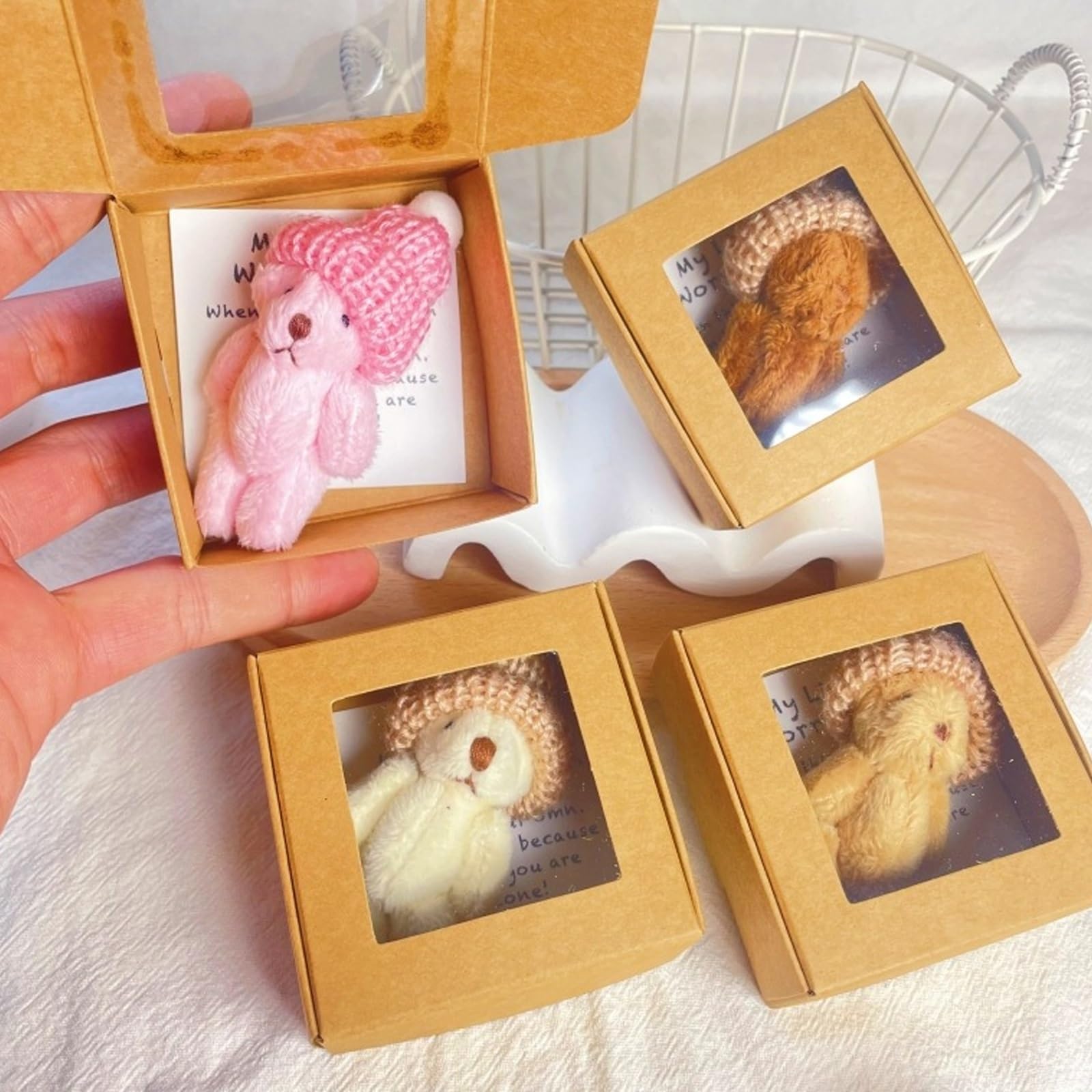 Yeesam bear in box gift set — thoughtful farewell gift for colleagues.