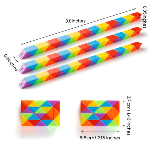 Yeetec snake cube twist shape showcases portable brain-teaser for on-the-go fun
