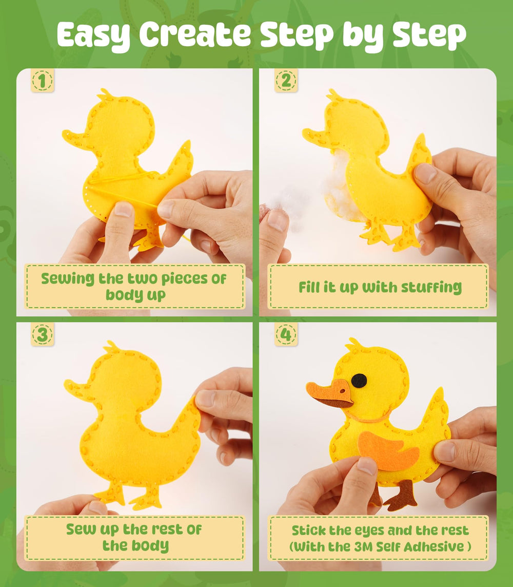 YEETIN safe plastic needles for worry-free kid crafts.