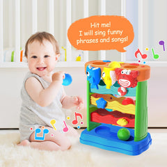 YEGEER ball feeding interaction toy showing animal mouth triggering music