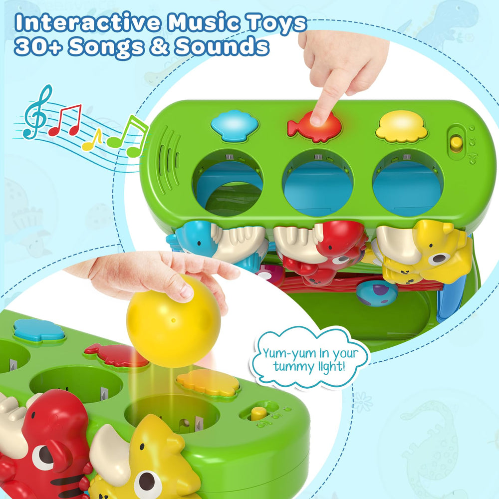 YEGEER color-matching ball game helps hand-eye coordination during feeding.