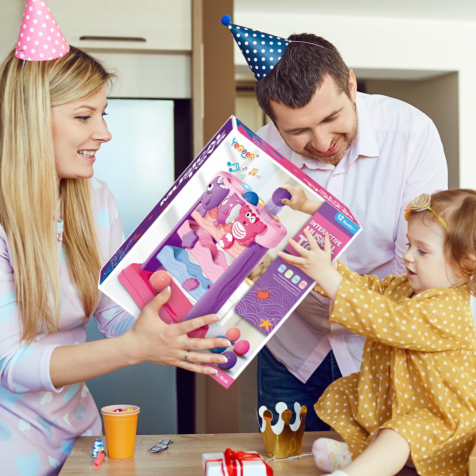 YEGEER gift-ready package suits ages 1-2 for birthdays.