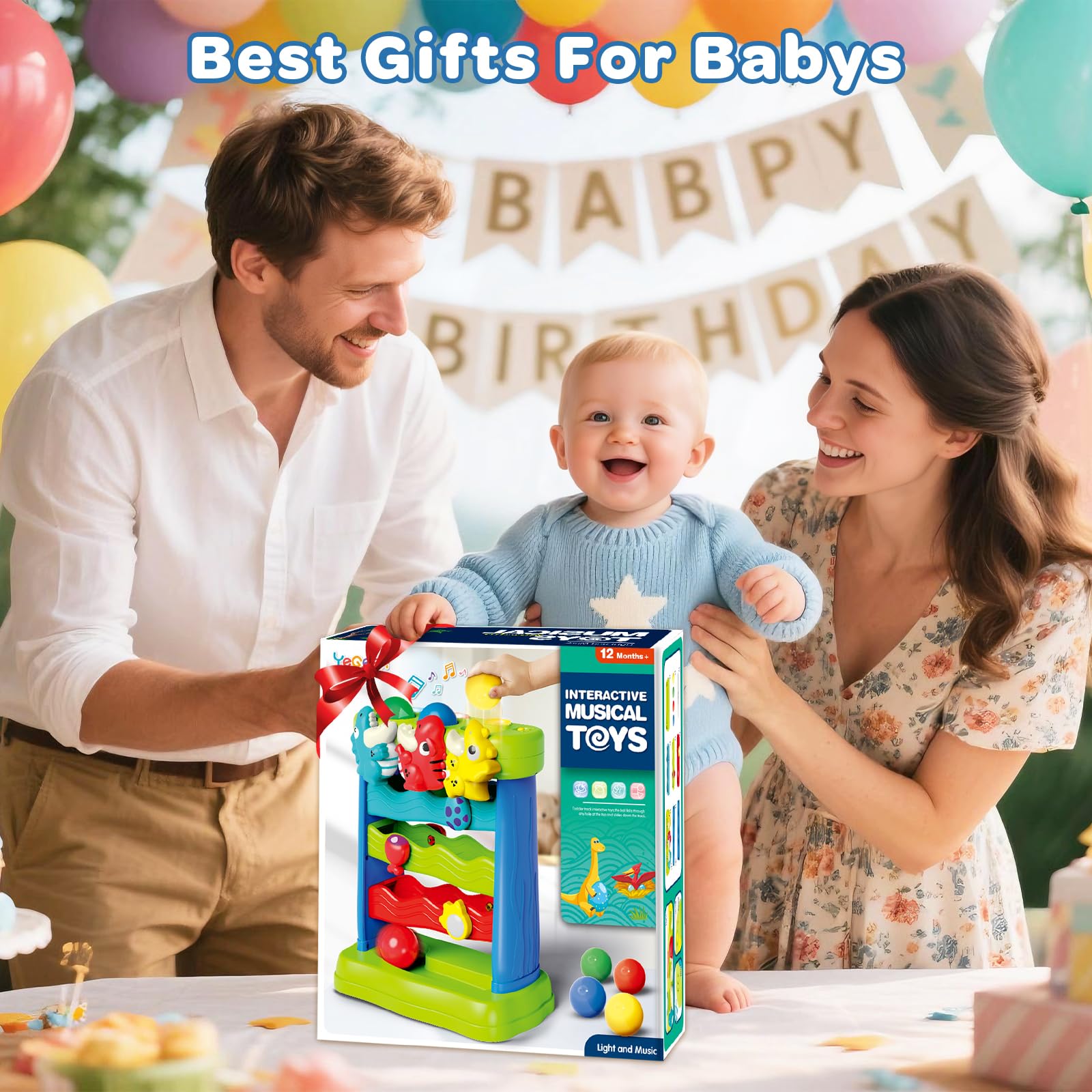 YEGEER gift-ready dinosaur toy suitable for birthdays and holidays.