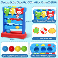 YEGEER musical toddler toy with 35 songs supports auditory development