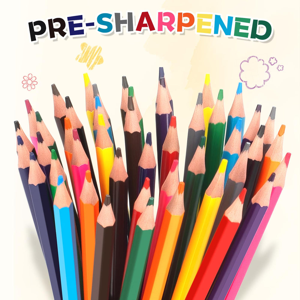 YEGEER pre-sharpened pencils nibs ready to use for instant drawing.